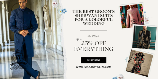 The best Sherwani suit colors for grooms that will look impeccable in every wedding style.