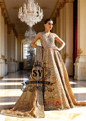Champagne Gold Calypso Wedding Gown
