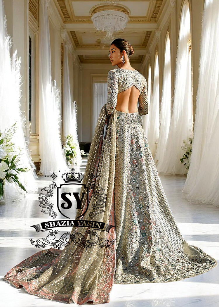 Platinum Lily Gown With Side Cutouts