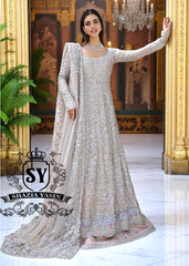 Champagne Pink Astraea Pishwas and Lehenga