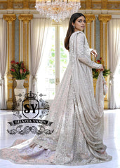 Champagne Pink Astraea Pishwas and Lehenga