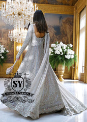 Champagne Pink Astraea Pishwas and Lehenga