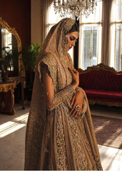 Light Chamoisee Soprano Bridal Pishwas