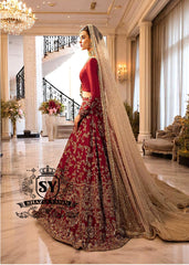 Burgundy Bridal Lehenga Choli Oxford London UK Pakistani Designer Bridal Lehenga Choli Trend