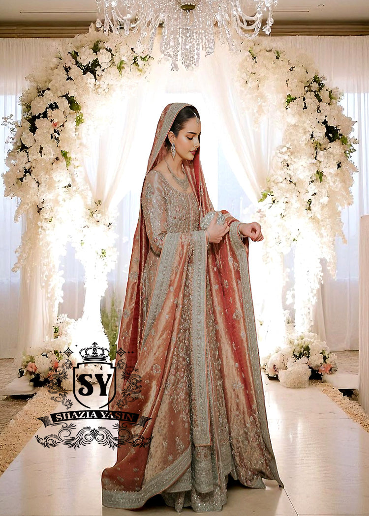 Duchess Rose Bridal Reception Dresses Mansfield Texas USA Latest Pishwas Bridal Reception Dresses