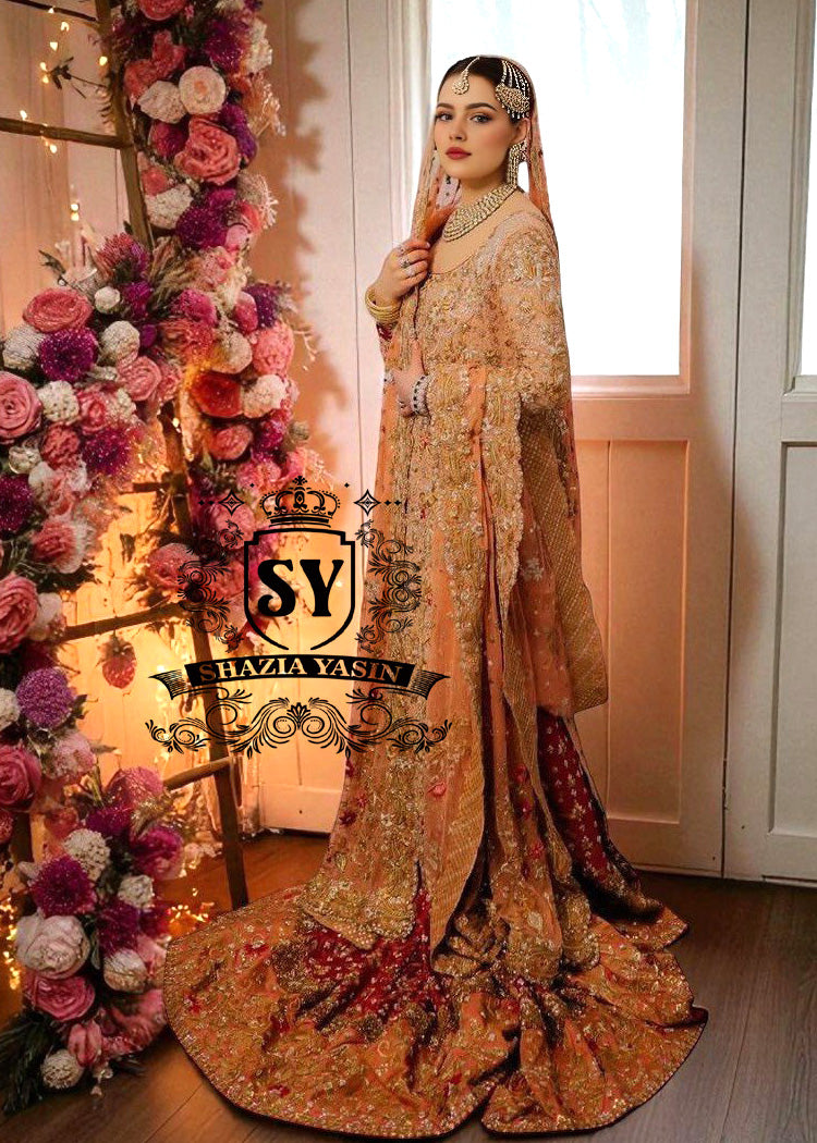Embellished Designer Wedding Red farshi lehenga Dress for Bride Kalamazoo Michigan USA Wedding Dress
