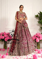 Embellished Lehenga Choli Design for Pakistani Indian Brides Dallas Texas USA Lehenga Choli Designs
