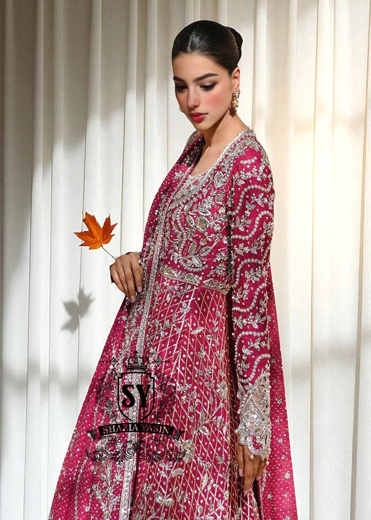 Breathtaking Long-sleeved Bridal Dress Perfect For A Fairytale Villa Wedding  Jersey City New Jersey USA Barbie Pink Bridal Dress