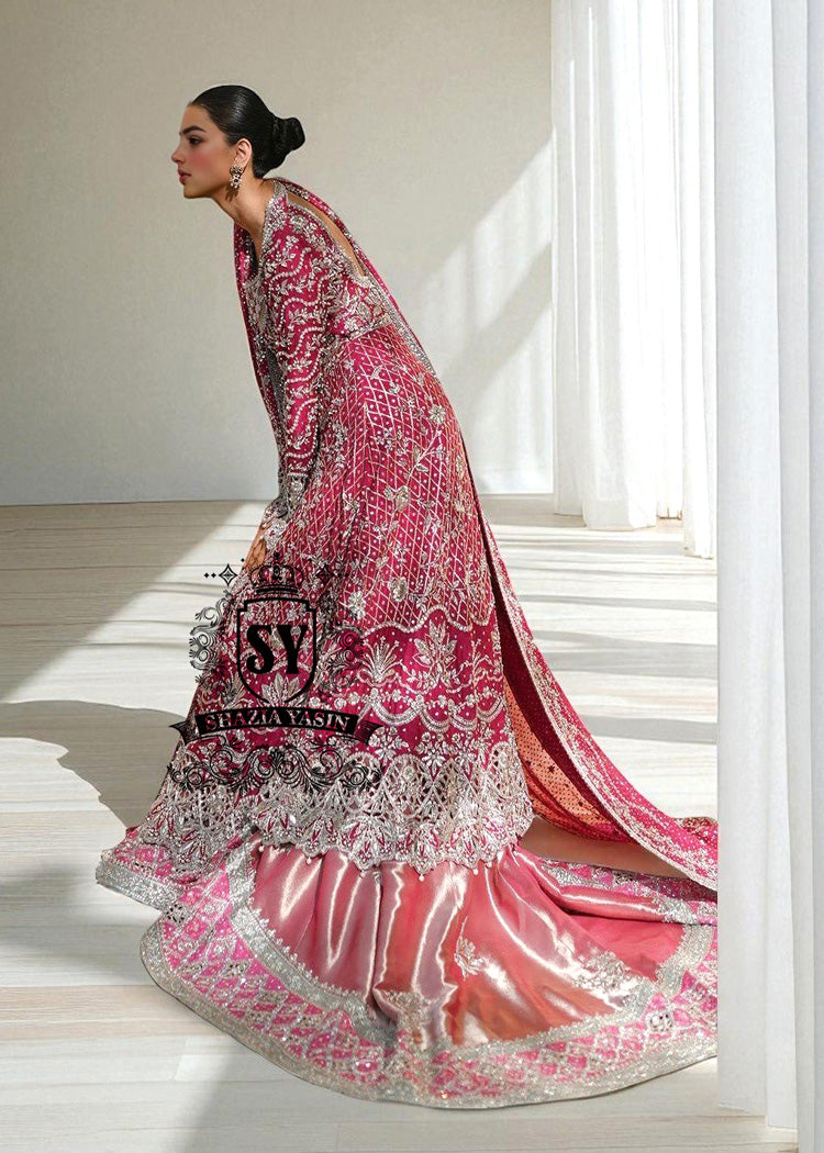 Breathtaking Long-sleeved Bridal Dress Perfect For A Fairytale Villa Wedding  Jersey City New Jersey USA Barbie Pink Bridal Dress