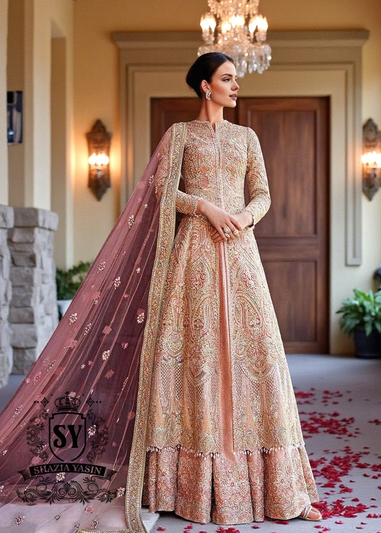 Pakistani Wedding Gown Green Street UK Designer Bridal Jacket and Wedding Lehenga Designs