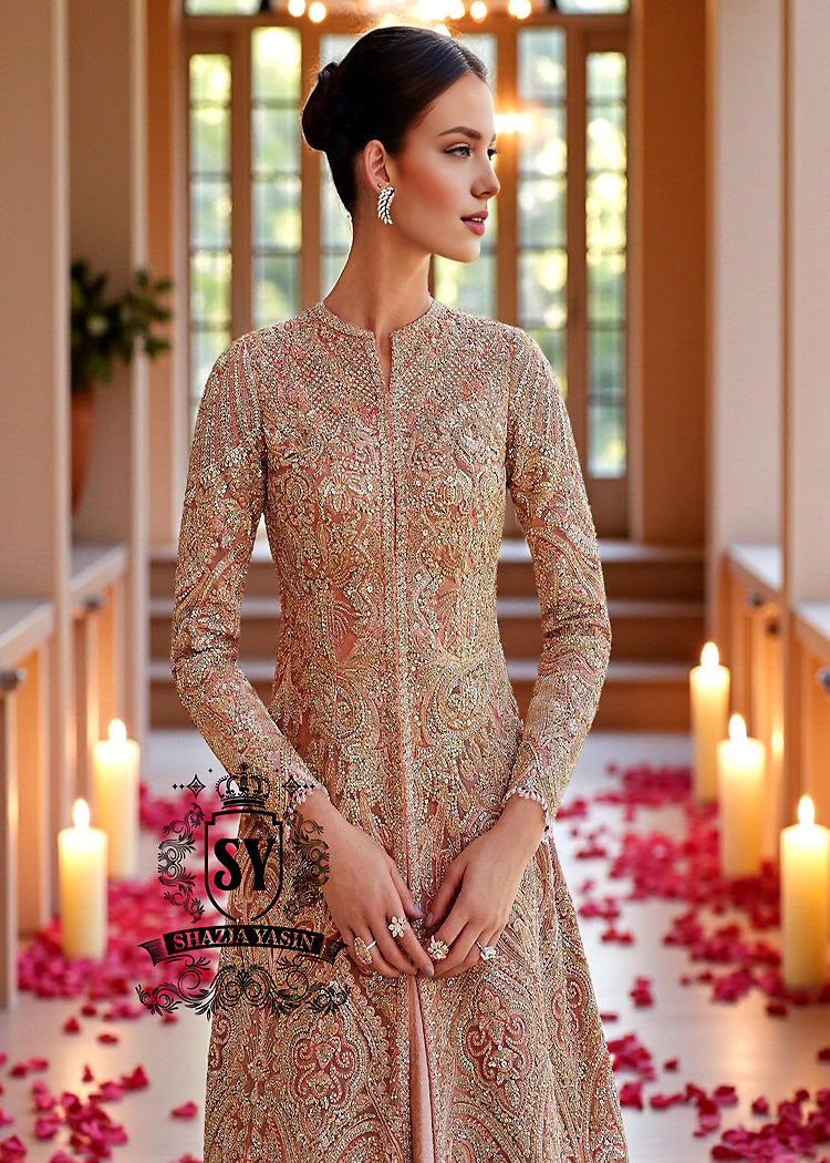 Pakistani Wedding Gown Green Street UK Designer Bridal Jacket and Wedding Lehenga Designs Shazia Yasin Pakistani Wedding Gown Green Street UK Designer Bridal Jacket and Wedding Lehenga Designs Shazia Yasin