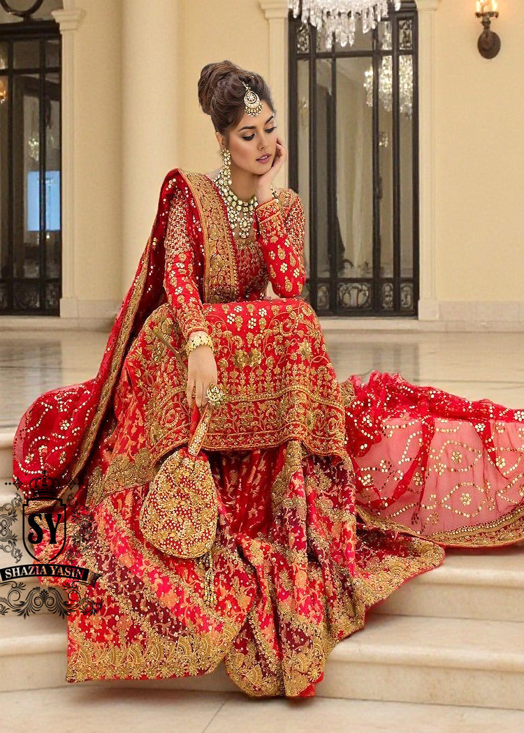 Spanish Red Bridal Dress Pakistani Red Bridal Dress Berkeley California USA Farshi Lehenga Dress with Price Shazia Yasin Spanish Red Bridal Dress Pakistani Red Bridal Dress Berkeley California USA Farshi Lehenga Dress with Price Shazia Yasin
