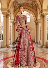 Bridal Lehenga Choli Royal Red Dress for Wedding