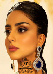 Buy Modern 925 Sterling Silver Dark Indigo Earrings jewels to make your look incredible