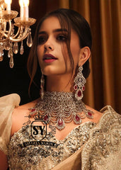 Enchanting Ruby Jewelry Sterling Silver Ruby Choker and Earrings – The Mystical Charm of the "King of Gems"