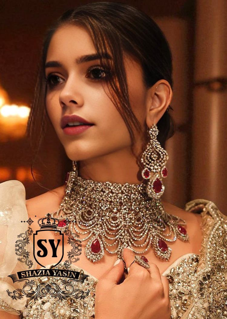 Buy Enchanting Ruby Jewelry Sterling Silver Ruby Choker and Earrings – The Mystical Charm of the "King of Gems"