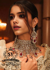 Buy Enchanting Ruby Jewelry Sterling Silver Ruby Choker and Earrings – The Mystical Charm of the "King of Gems"