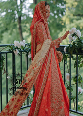 A little glow, a lot of grace— crystal-encrusted couture bridal dress with A line long shirt, farshi lehenga silhouette, and radiant hand-embellished detailing, designed to command attention and exude pure luxury glamour.