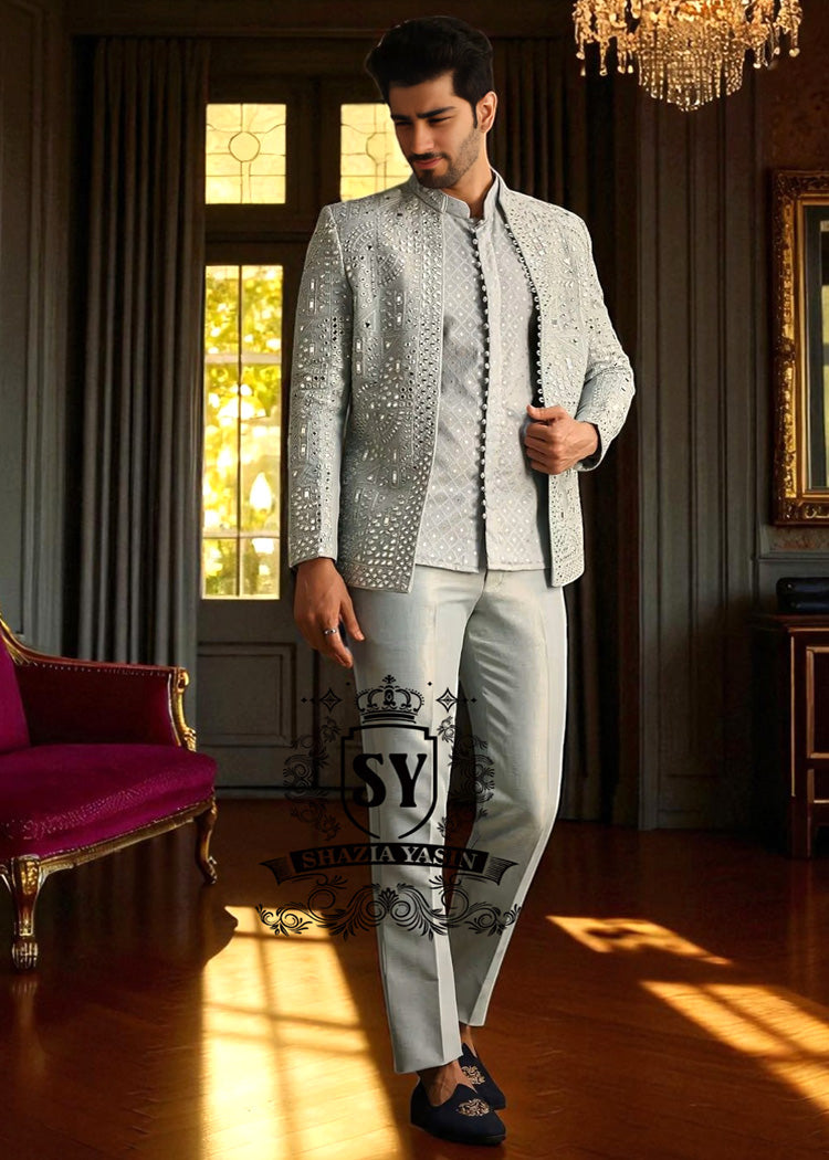 Mirror Embroidered Prince Coat Diamond Bar California CA USA Buy Best Prince Coat Designs in Pakistan