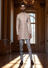 High Quality Embroidered Wedding Prince Coat for Mens Newcastle London UK Wedding Prince Coat for Barat Nikah Shadi Rukhsati