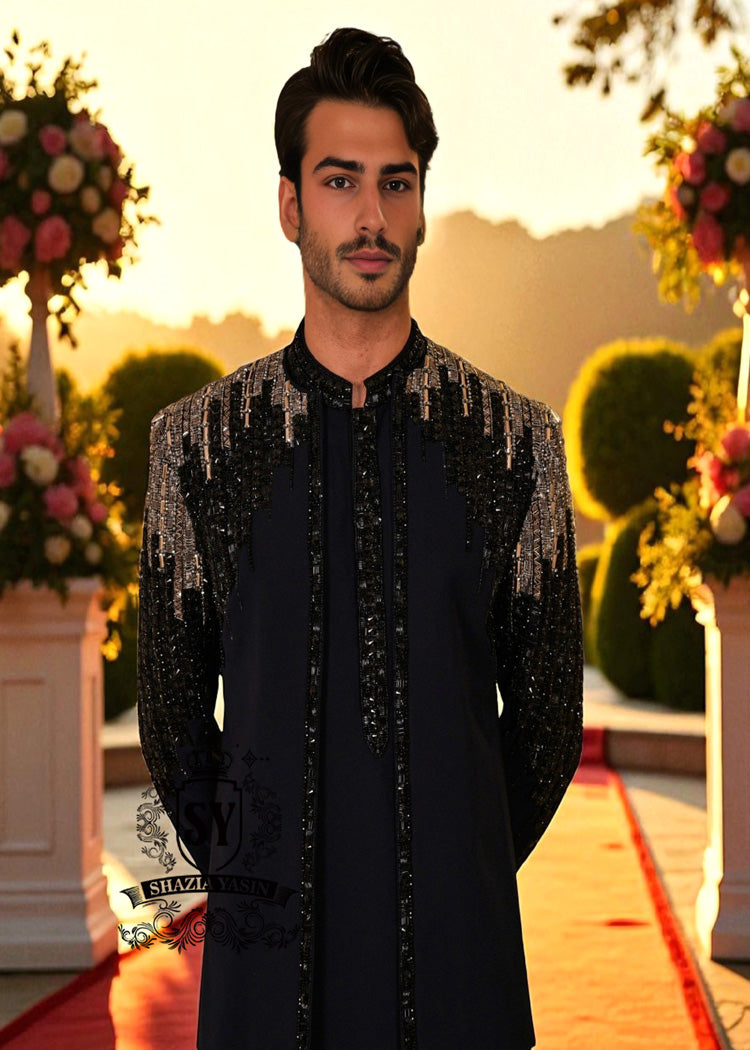 Indo Western Menswear, Indo Western Suits, bandhgala for Men, Indo Western Prince Suits For Wedding Mens UK, USA, Canada, Australia