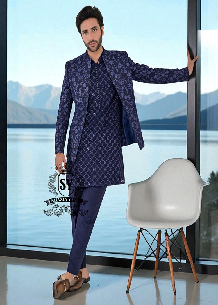 Stylish Embroidered Prince Coat for Unique Mens Abbotsford British Columbia Canada Prince Coat Brands in Pakistan