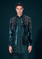 Latest Velvet Embellished Prince Coat Designs Alexandria, Virginia, USA Best Custom Men's Prince Coats: Tailoring Excellence