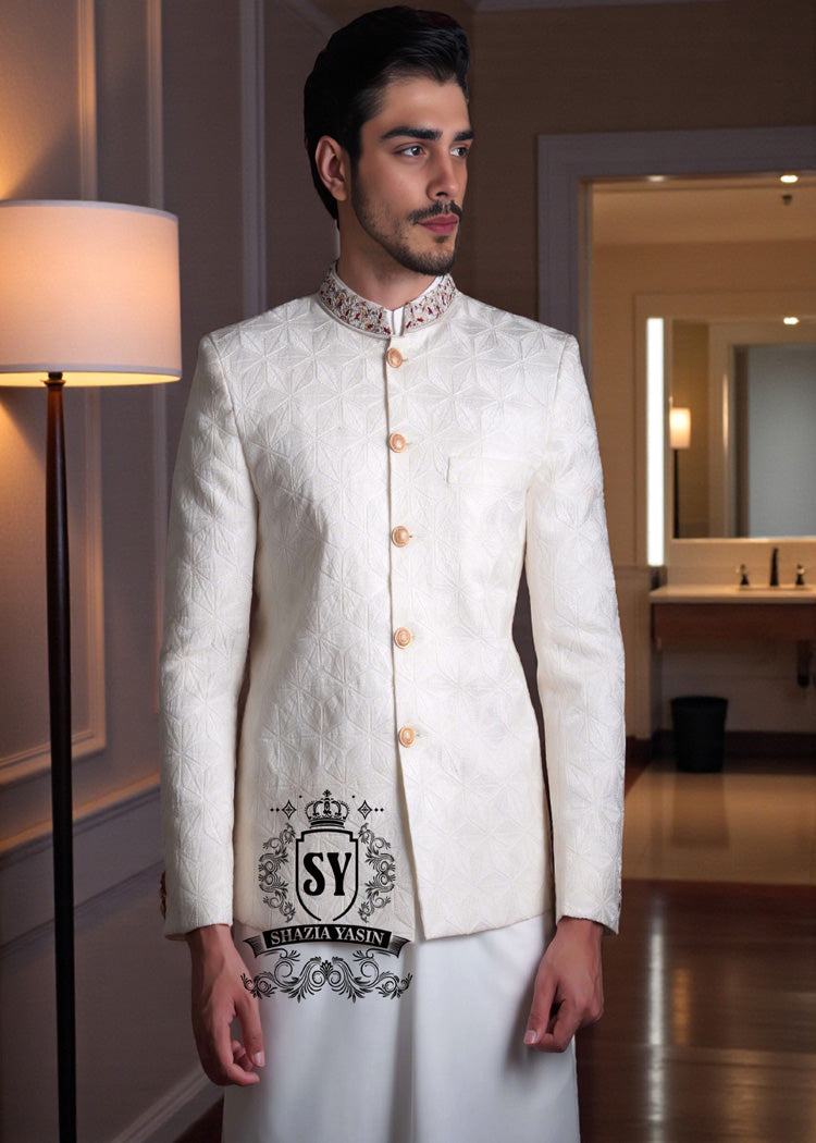 Hand Embellished Prince Coat Perth Australia Pakistani Handwork Prince Coat Suits Kurta Combinations
