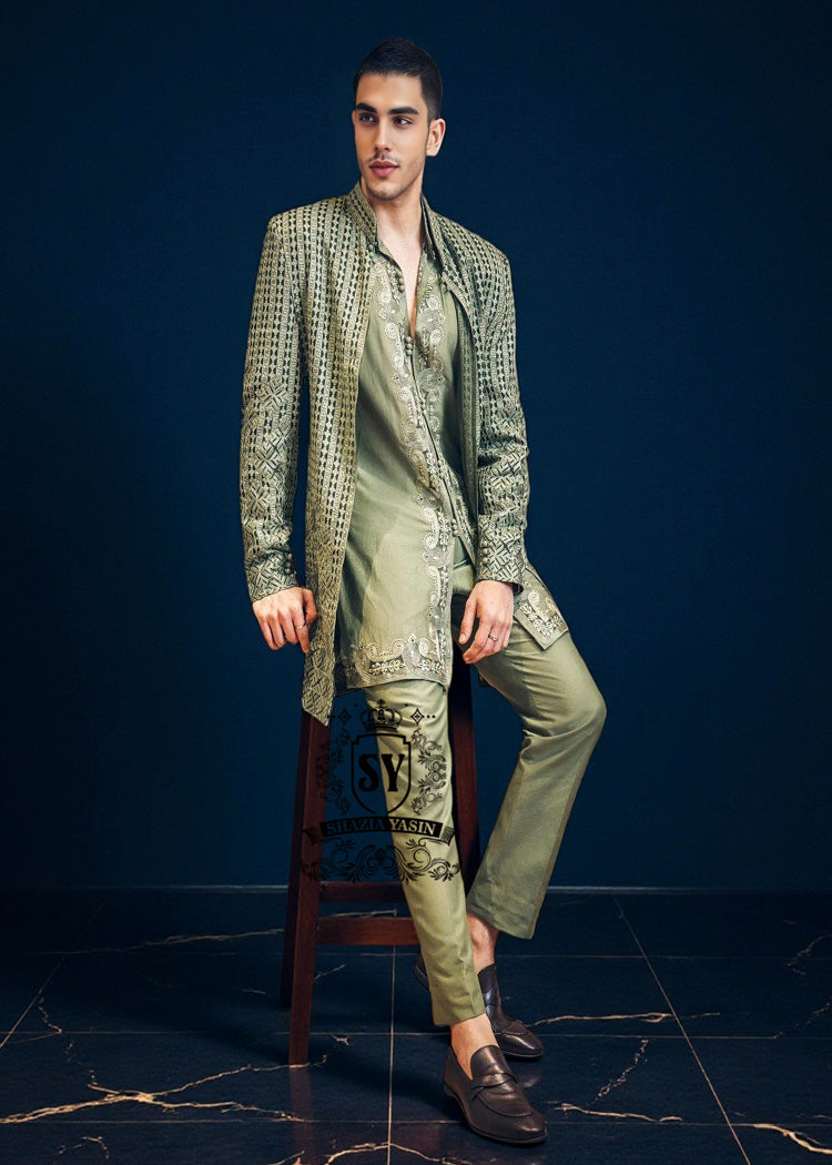 Indo Western Prince Suits For Men Los Angeles California USA Trendy Menswear Prince Coat for Special Occasions