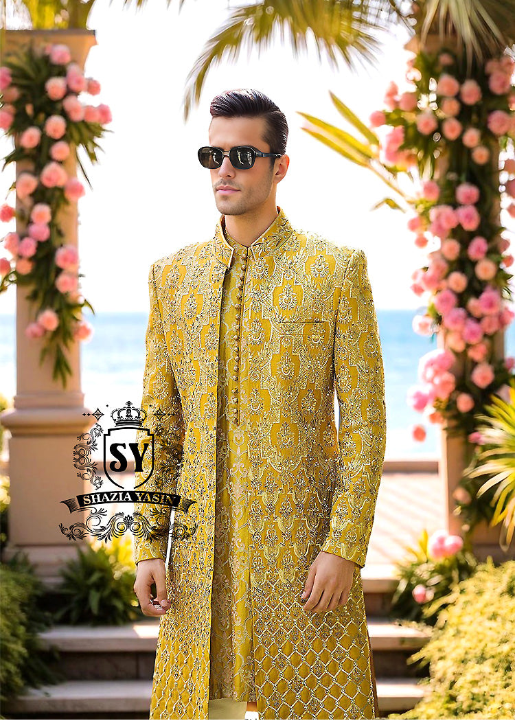 Best Designer Embroidered Sherwani for Mens Montgomery Village Maryland USA Buy Bespoke Sherwani Suits