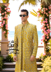 Best Designer Embroidered Sherwani for Mens Montgomery Village Maryland USA Buy Bespoke Sherwani Suits