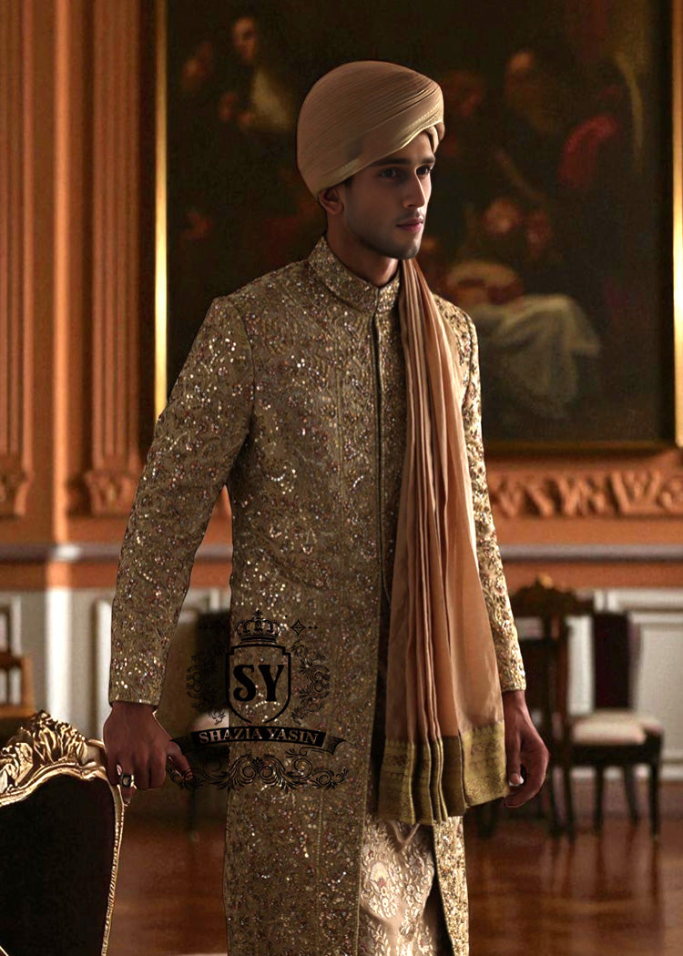 Buy Men's Wedding Sherwani Online UK USA Canada Australia Sherwanis Luxury Collection in Pakistan