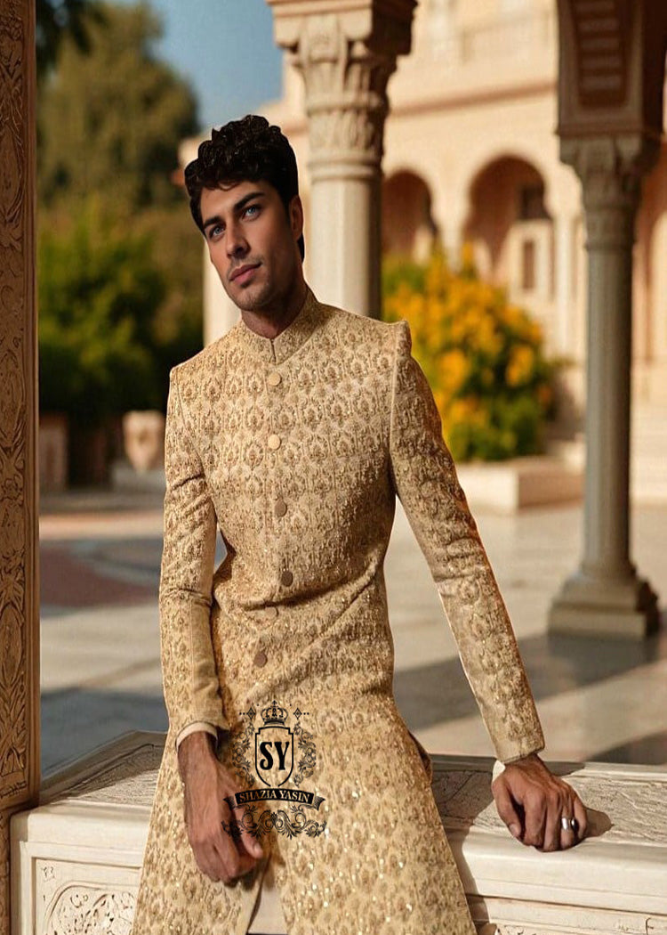 Pakistani Groom Wedding Sherwani Boxboro Massachusetts USA Buy Wedding Sherwani For Groom Online 2025