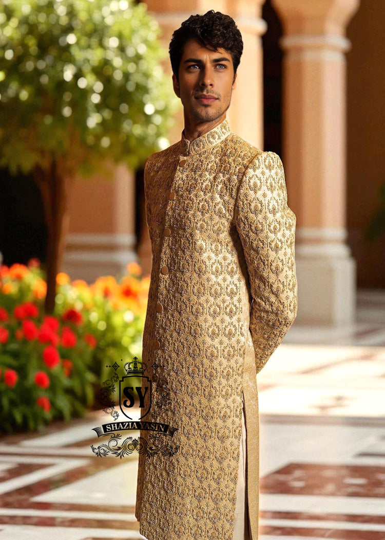Latest Pakistani Groom Sherwani Boxboro Massachusetts USA Buy Wedding Sherwani For Groom Online 2025