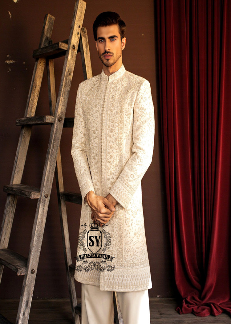 Bespoke Sherwani Suits Tailored for Elegance and Personality. An exclusive line of Bespoke Sherwani Suits designed to those who desire style and elegance without compromise. faithfully reflect your personality.