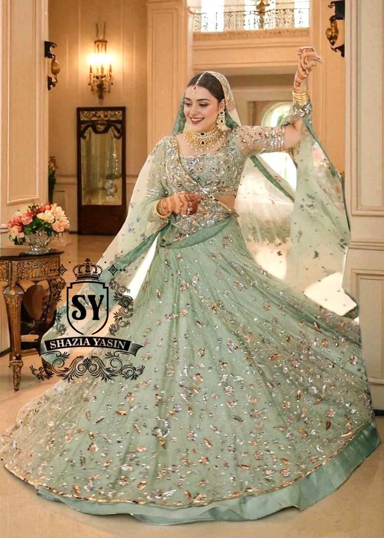 Lehenga Choli Bridal Dress Pakistani Shazia Yasin Lehenga Choli Bridal Dress Pakistani Shazia Yasin