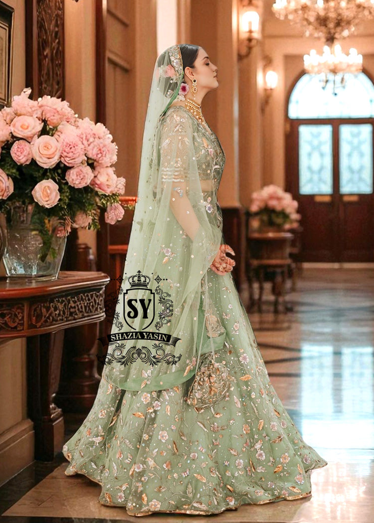 Imperial Class Lehenga Bridal Dresses Pakistani Wedding Dresses UK USA Canada Australia Reception Lehenga Choli Dresses
