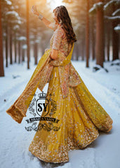 Urobilin Bridal Sharara UK USA Canada Buy Traditional Pakistani Wedding Sharara Designs