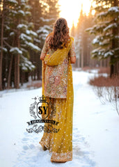 Urobilin Bridal Sharara UK USA Canada Buy Traditional Pakistani Wedding Sharara Designs