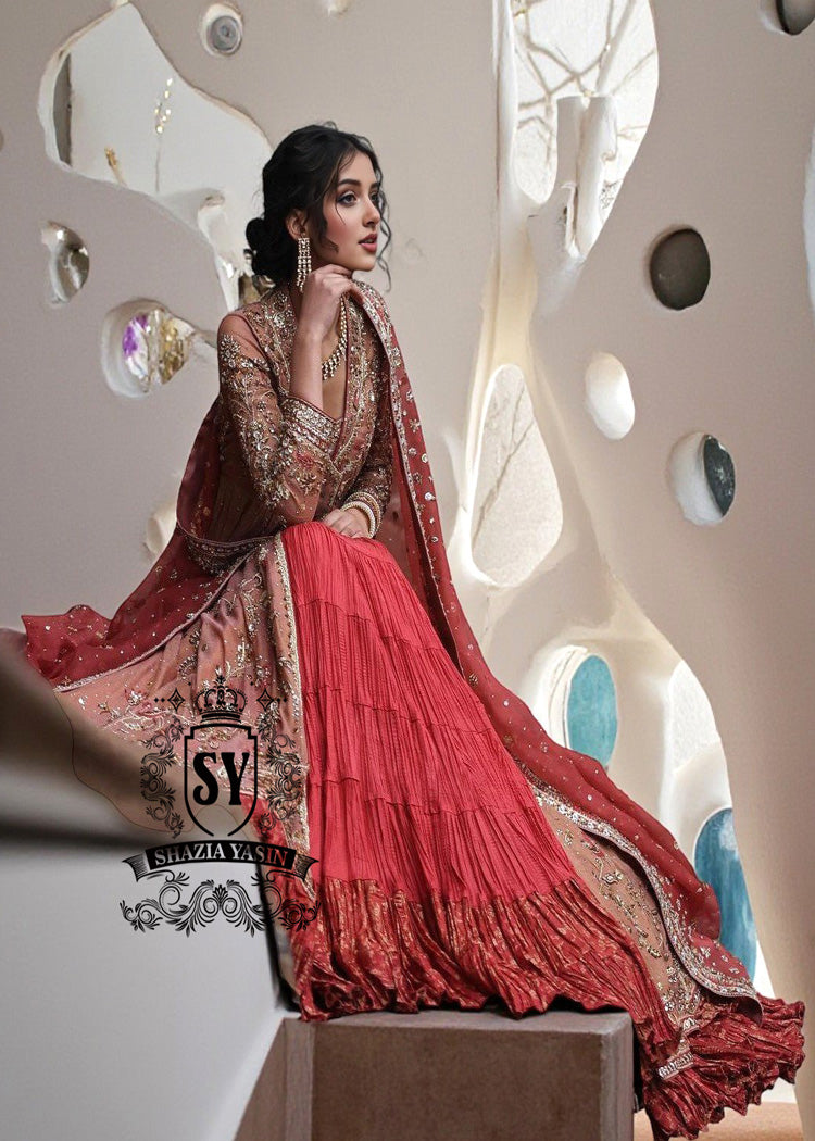Pakistani Angrakha Wedding Dresses Newcastle England UK Sophisticated and Trendy Angrakha Lehenga Designs