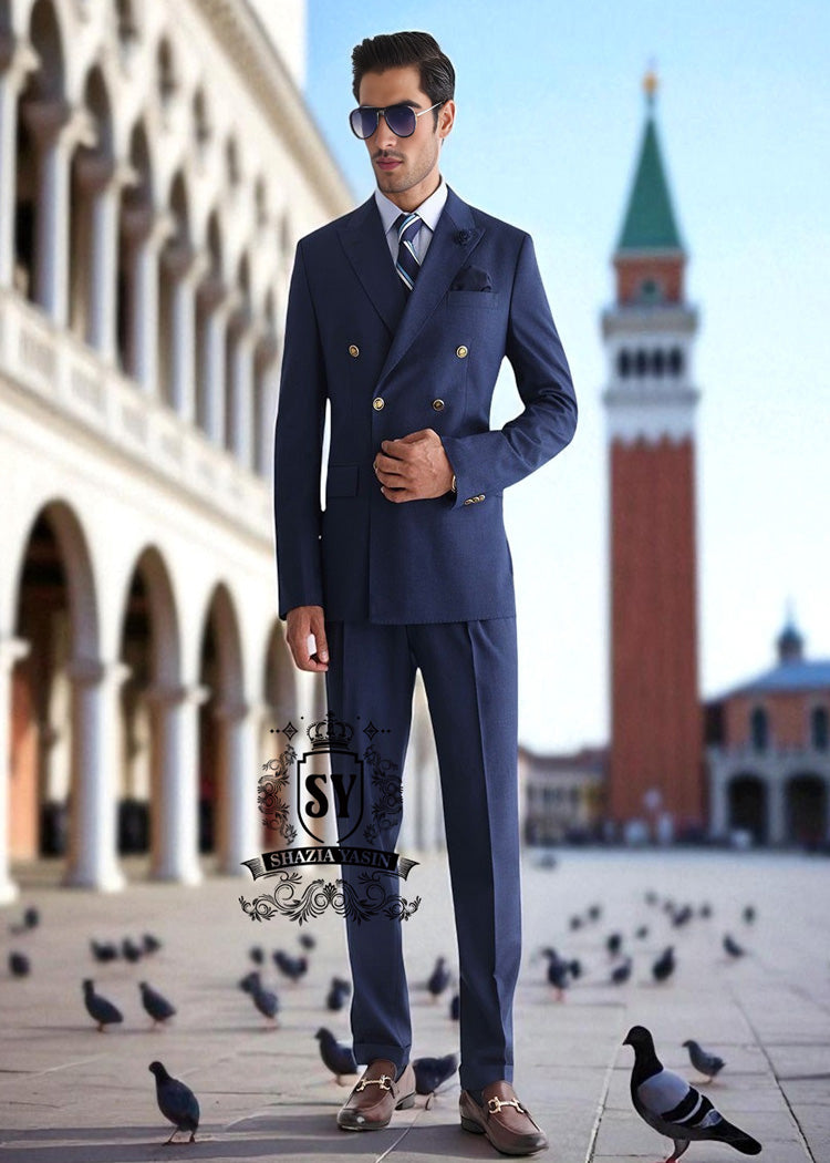 Designer Double-Breasted Suits for Men South London UK High end double breasted suits price in Pakistan