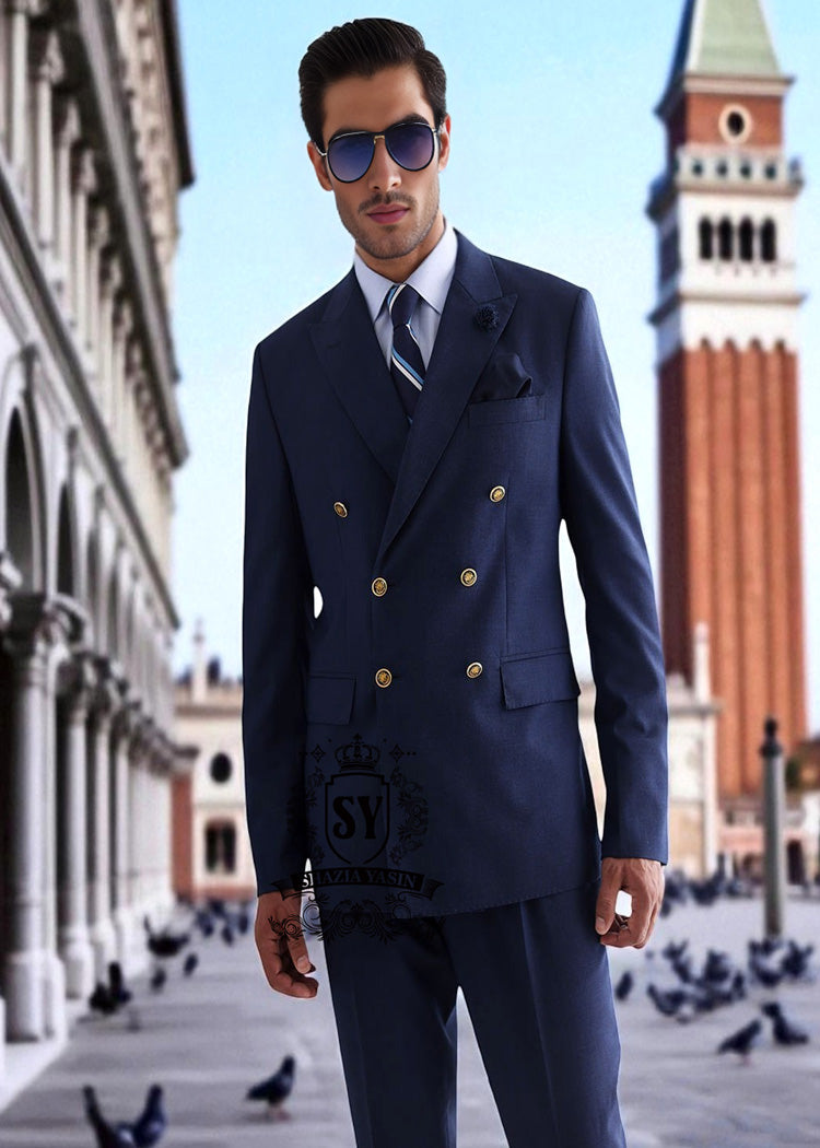 Designer Double-Breasted Suits for Men South London UK High end double breasted suits price in Pakistan