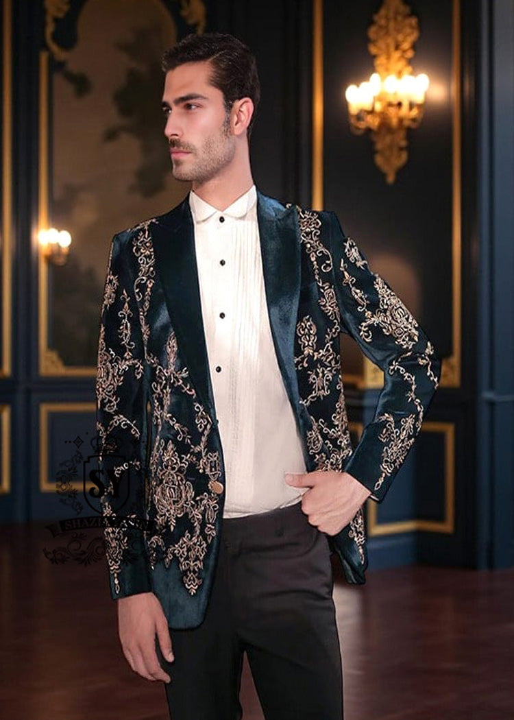 Men's Velvet Tuxedo Suits Best Man Velvet Pieces Autumn Wedding Suits Tuxedo UK USA Canada Australia incredible Limited Stock