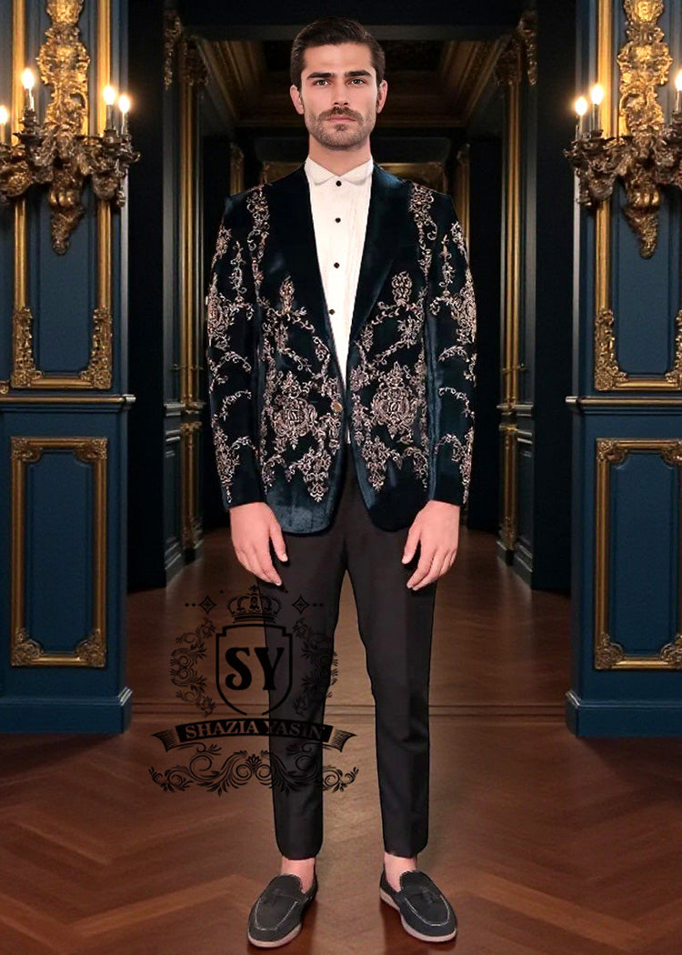 Men's Velvet Tuxedo Suits Best Man Velvet Pieces Autumn Wedding Suits Tuxedo UK USA Canada Australia