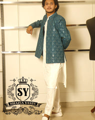 Trendy Prince Coat dress Caribbean current Color One of the Gems of our Latest Collections