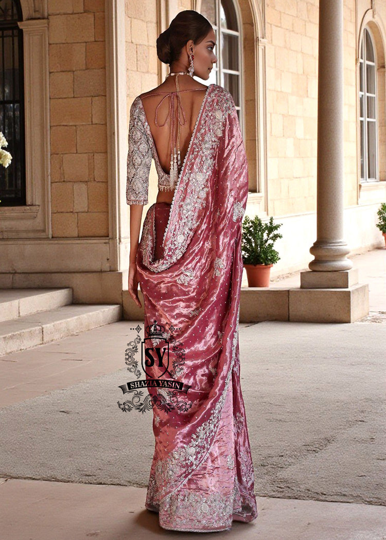 Flawless elegance Wedding Saree Houston Texas TX USA Precious and Sparkling Pakistani Designer Bridal Saree Bridal Collection
