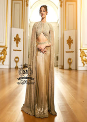 Indian Bridal Saree for Wedding Latest Cape Designs Bell Bar London Burlywood Wedding Saree Pakistan