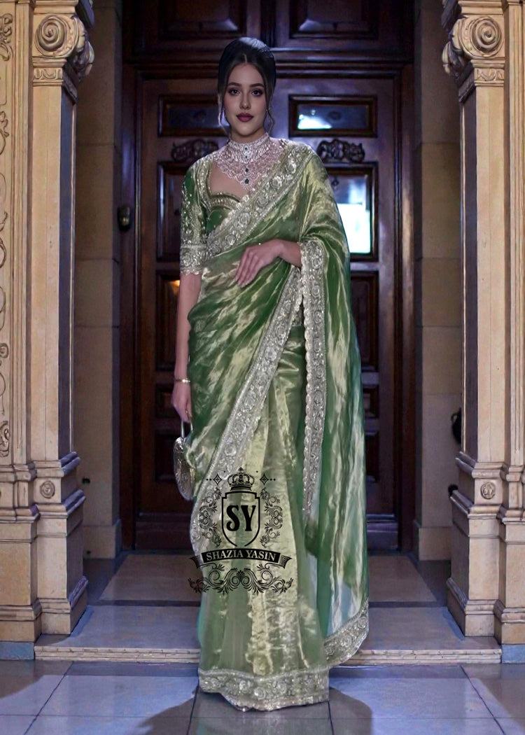 Medium Green Saree Wedding dresses | Latest collection 2026 | Saree Dresses for Every Occasion