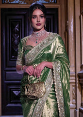 Medium Green Saree Wedding dresses | Latest collection 2026 | Saree Dresses for Every Occasion