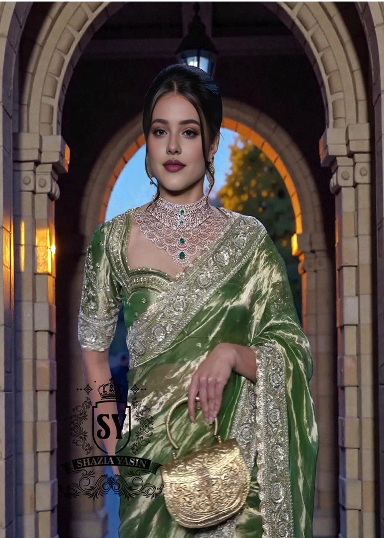 Medium Green Saree Wedding dresses | Latest collection 2026 | Saree Dresses for Every Occasion